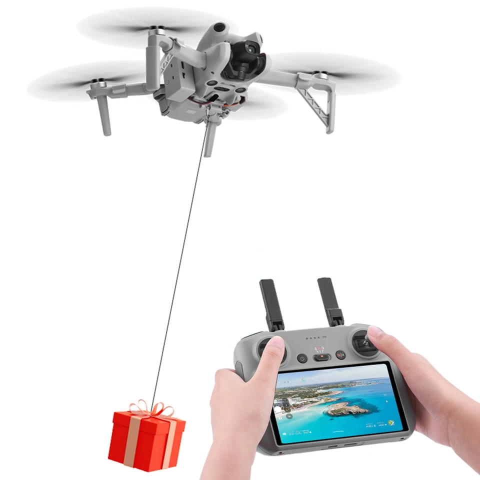 Pre DJI Mini 4 Pro Dron Air AirDrop System Systém Dodávania Dróna DROWER DRONE DRON DROWER na rybolov a odlievanie ďalej