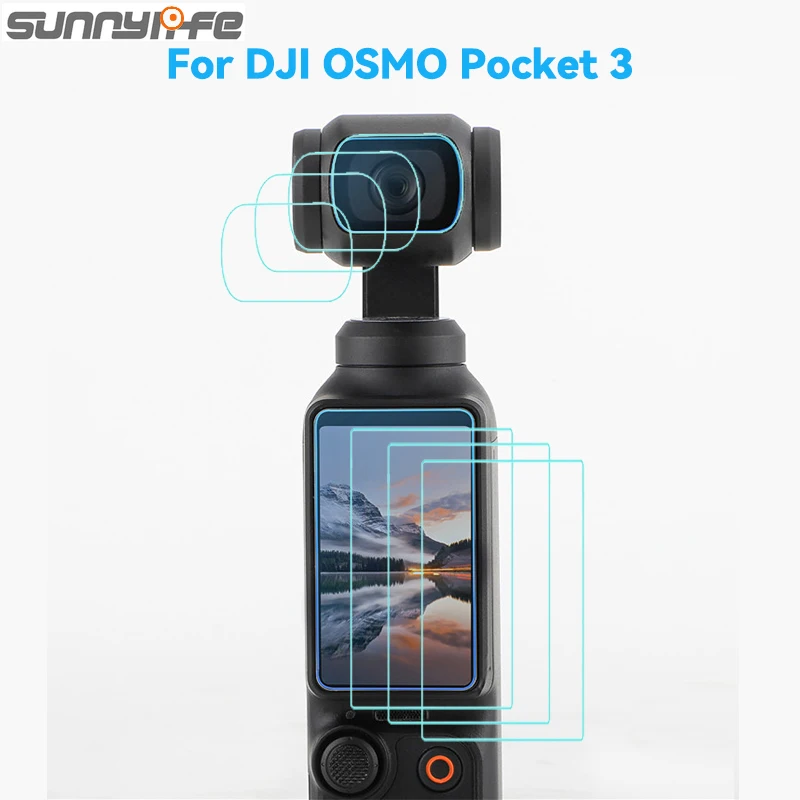 Pre Dji Osmo Pocket 3 Chrániče obrazovky Objektív Objektív Ochranný film Gimbal Cover pre DJI Osmo Pocket 3 Action Camera Camera
