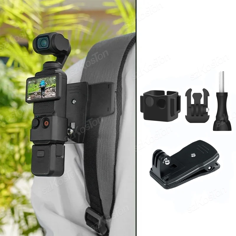 Pre DJI Osmo Pocket 3 Rozšírte Frame Multifunkčný adaptér Odolný ochrana ochrany batohu Klipy Akčné doplnky kamery
