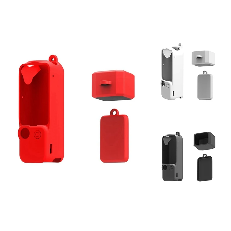 Pre DJI Osmo Pocket3 Camera Camera Silikone Puzdro multifunkčný pohodlný ochranný kryt tela šošovky