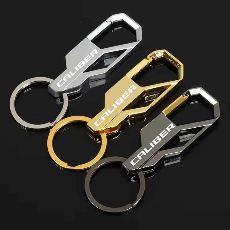 Pre Dodge Caliber Adventure Adventure Adventure Pubeny Pánske zincové zliatinové reťazce automobilu, kreatívna kovová dekorácia, Gold Key Ring, Gift,