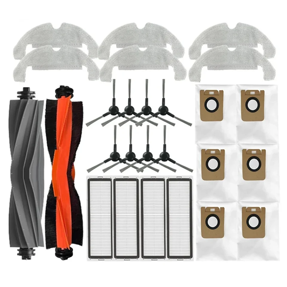 Pre Dreame Bot D10S Plus/D9 Plus náhradné diely hlavné bočné kefka Hepa filter mop handričku prachové vrecká Príslušenstvo