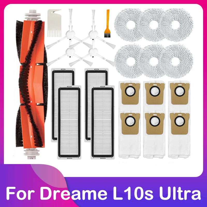 Pre Dreame L10S Ultra / L10 Ultra Robot vákuum hlavná bočná kefka Hepa Filter