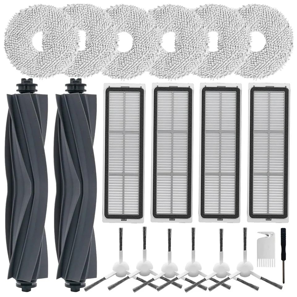 Pre Dreame L10S Ultra / L10S Pro / L10 Ultra pre Xiaomi X10+ Vávac Hlavné bočné kefy HEPA Filters mop settb89b