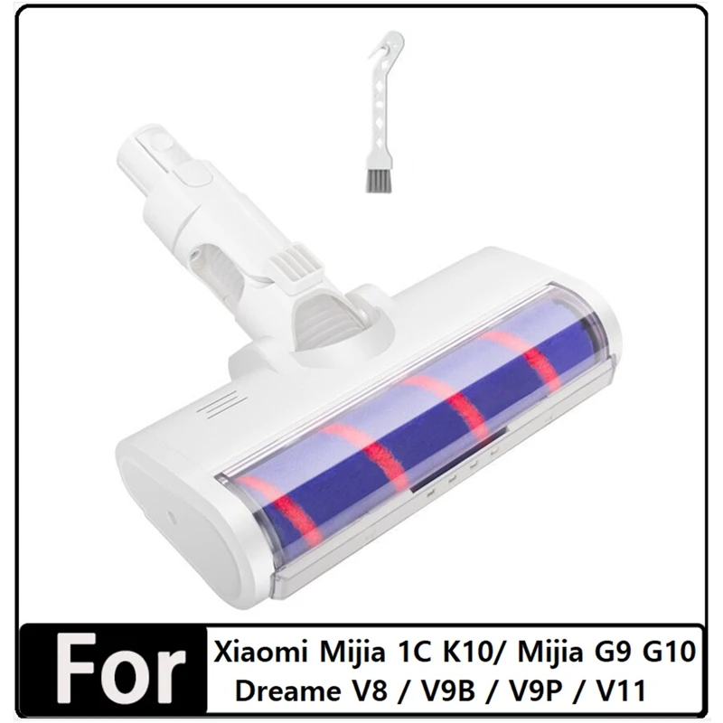 Pre Dreame v8/v9b/v9p/v11/g9 xiaomi k10/g10 xiaomi 1c elektrická podlahová kefka hlava koberec koberec vákuový čistiaci prostriedok