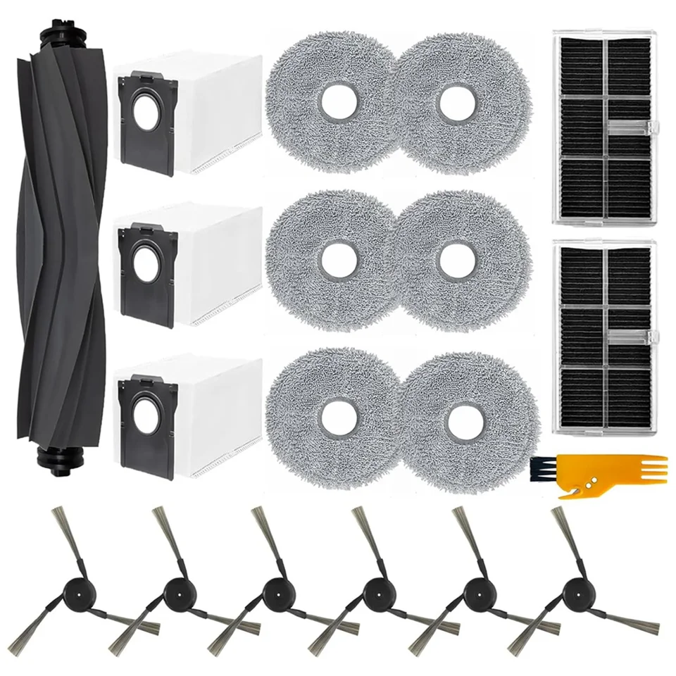 Pre Dreame X40 Ultra / X40 Pro / S30 Pro Ultra Robot Vysávač hlavná bočná kefka HEPA Filtre mop handrové vrecká na prach
