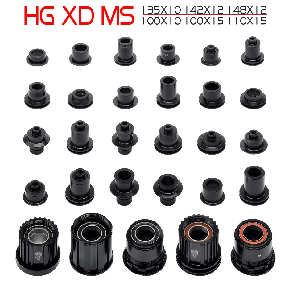 Pre DTSWISS Freewheel DT240 350 370 CAPS MTB Bike Converter Mountain Bike Bike Hub Adapter qr alebo adaptér Thru Cap XD XD