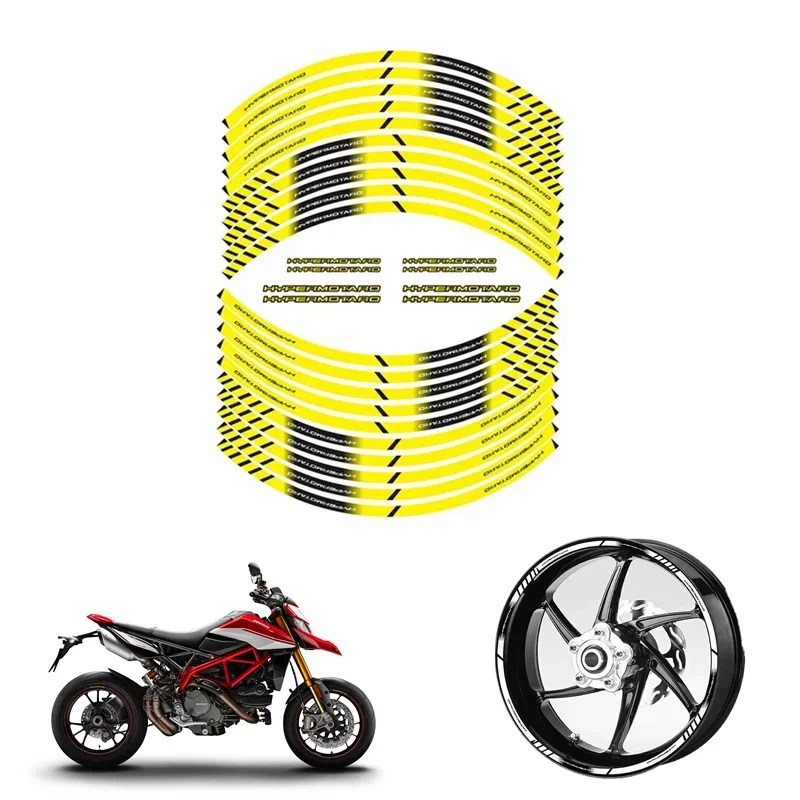 Pre Ducati 950 821 1100 939 796 698 Hypermotard Motorcycle diely obrysové dekorácie kolesa nálepka - C Moto