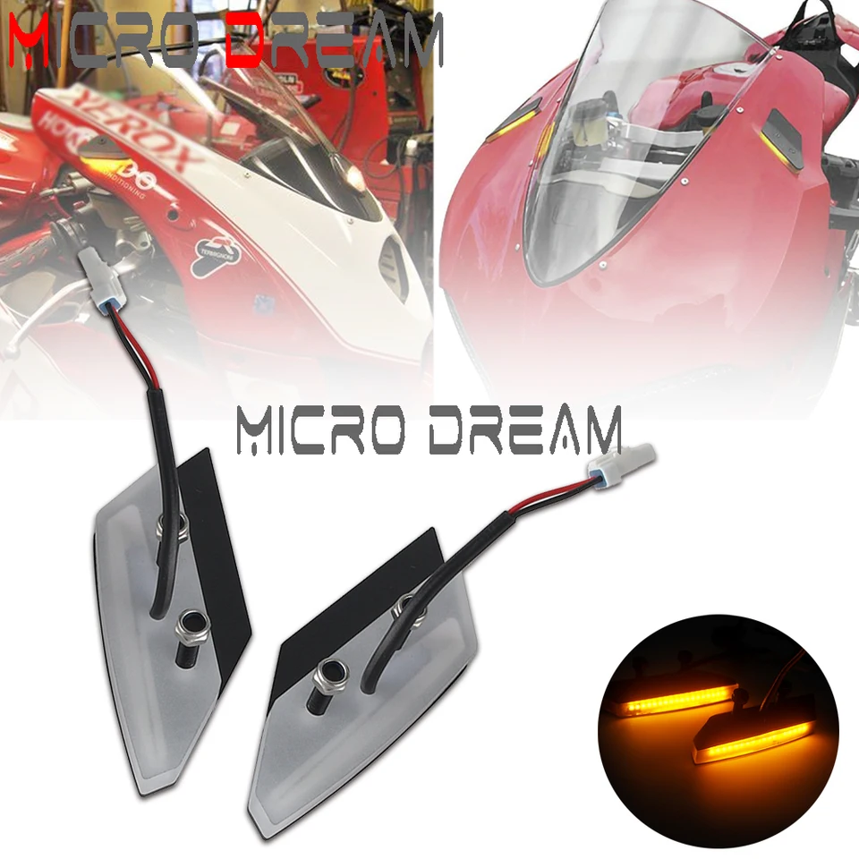Pre Ducati Panigale 959 1299 LED zrkadlá bloky vypnutia signálne svetlo predné jantárové indikátor blinker Svetlá zástrčka a lampa hrania