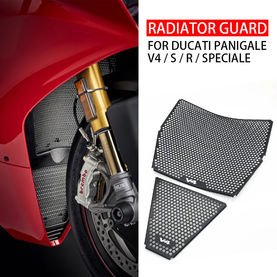 Pre Ducati Panigale V4 SR Špeciálne doplnky motocyklov hliníkový chladič mriežky gril