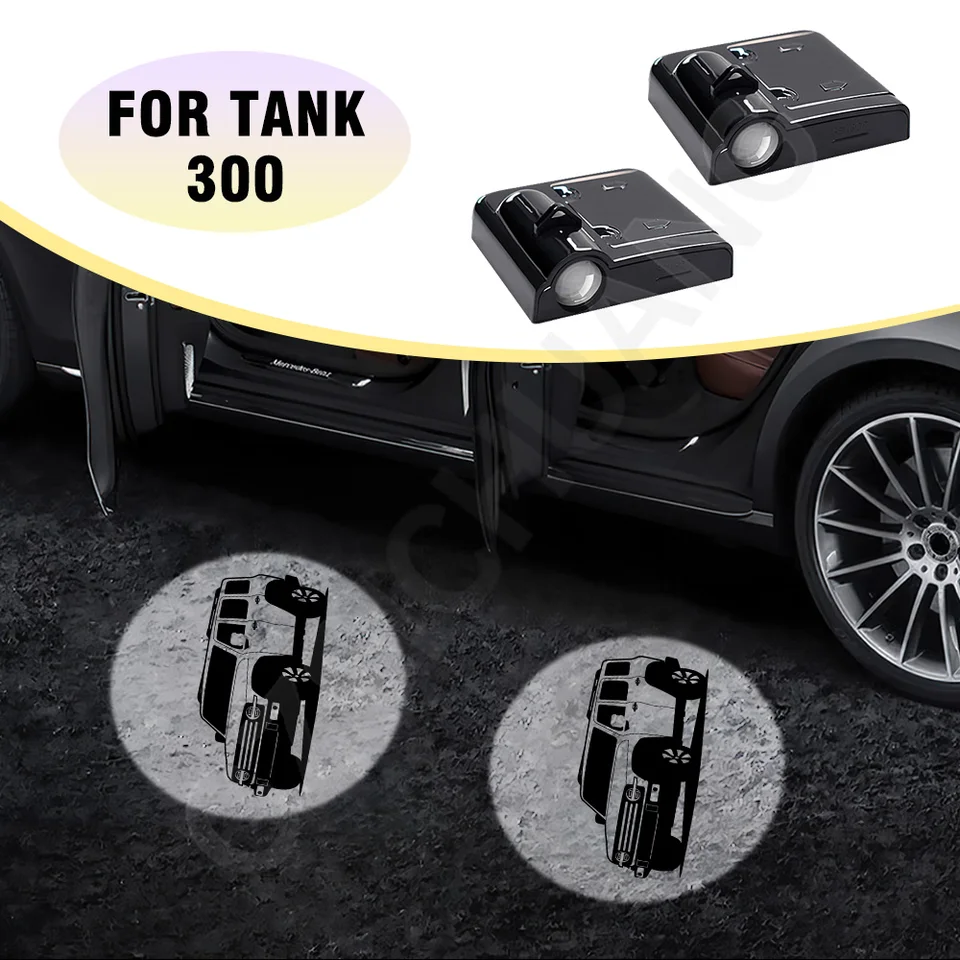Pre dvere s automobilom Vitajte LED LEG LED LOGO DVERIE SVETLO SVETLO PRE NÁDRŽ 300 400 500 700 2020 2021 2022 2023 2024