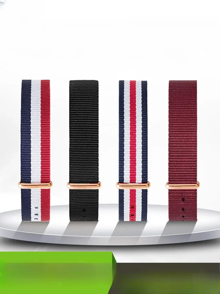 Pre DW Nylon WatchBand Daniel Men Women Originálne plátno Wellington Montage Multicolor 16 18 20 mm 22mm Vymeňte vodotesné zápästie