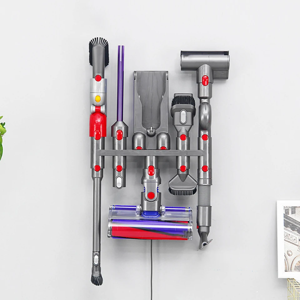 Pre Dyson V7 V8 V10 V11 Vákuový čistiaci prostriedok Absolútny diel jednotky skladovací stojan na stenu držiak Originálny stojan na slepú zástrčku stojan na kefu