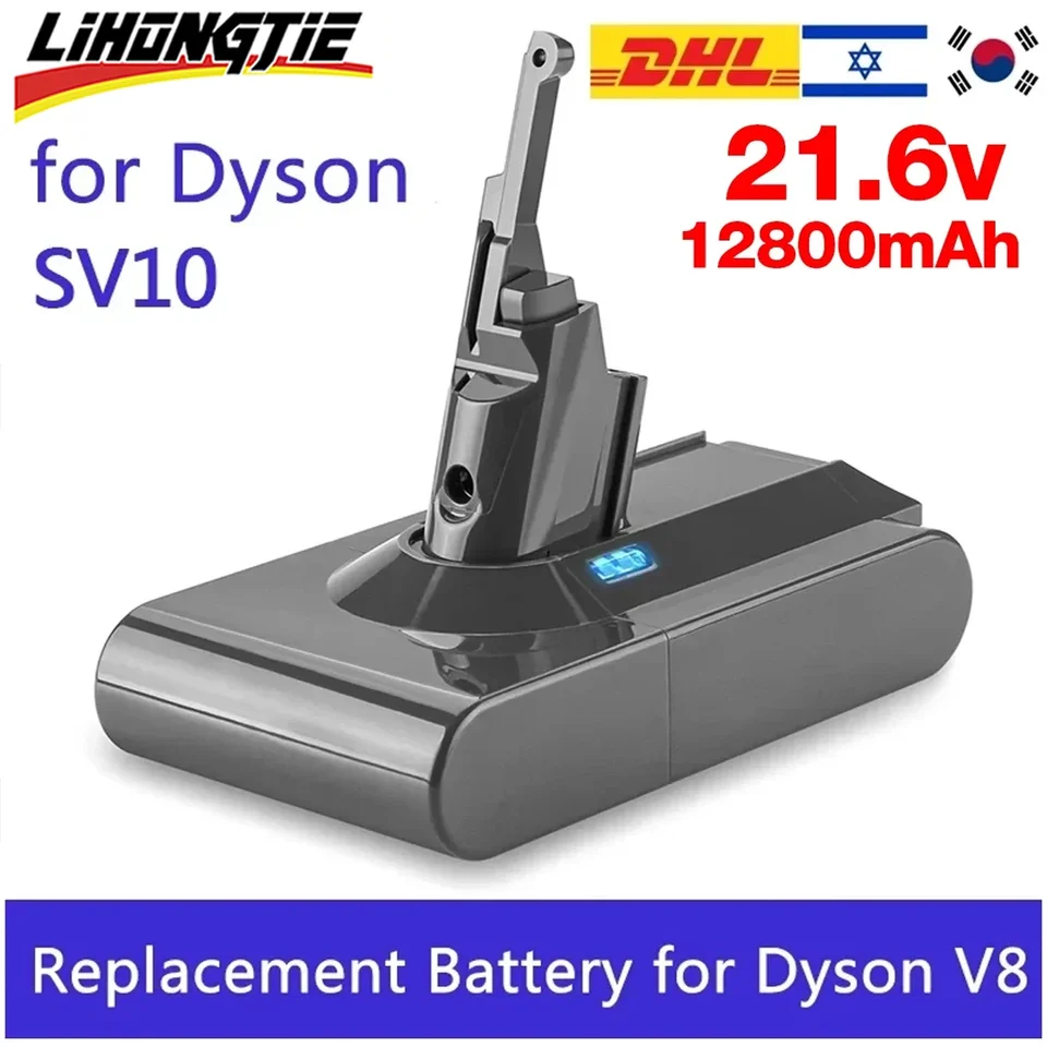 Pre Dyson V8 21,6V 12800AH výmena batérie Absolútne V8 V8