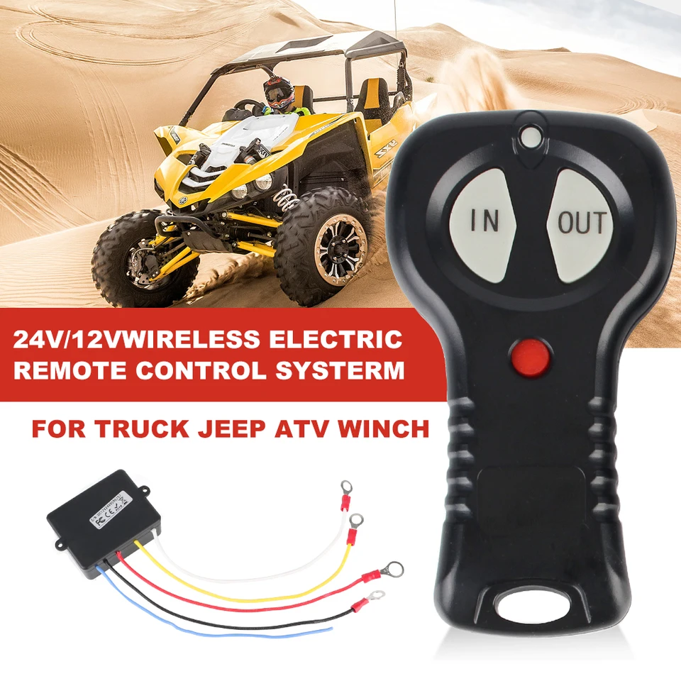 Pre džípový terénny vozík ATV Truck Winch Drimo Kolch Systém SPIVER SPNIND CONNATRE COURLESS COURLESS 12V/24V