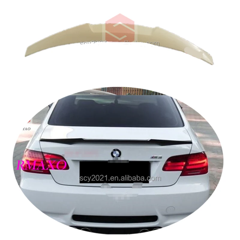 Pre E92 SPOILER 2006-2009 BMW 3 Series E92 320I 325LI 330I SPOILER PSMK ABS PLASTNÝ MATERIÁL KARIOU Zadný spojler Zadný spojler