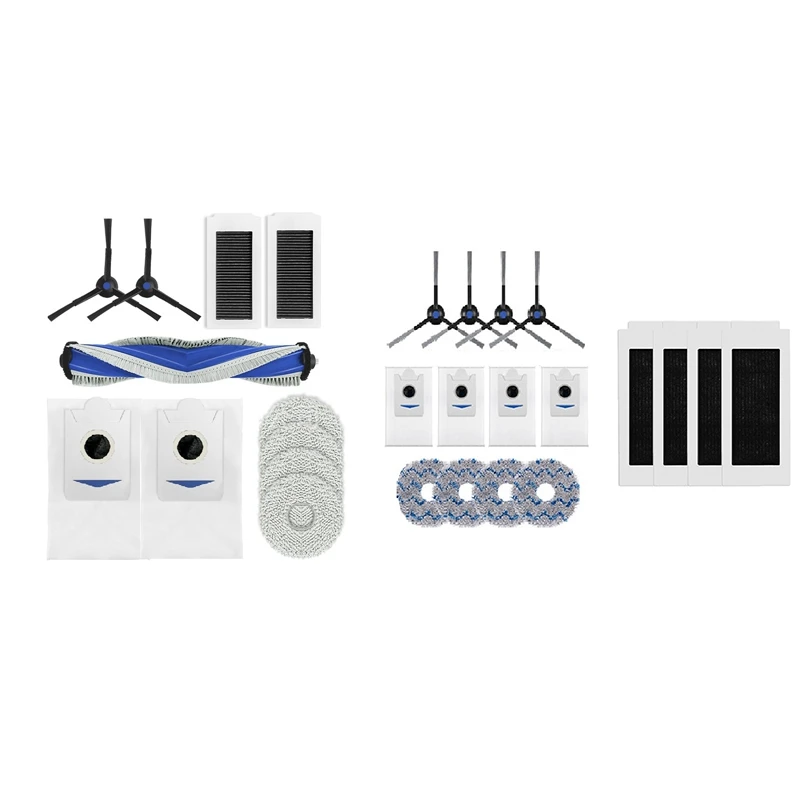 Pre ECovacs X5 Pro Sweeping Robot Accessorie Mop Dust Bag Conserbable Bočné valčekové kefové prvky bočné kefka