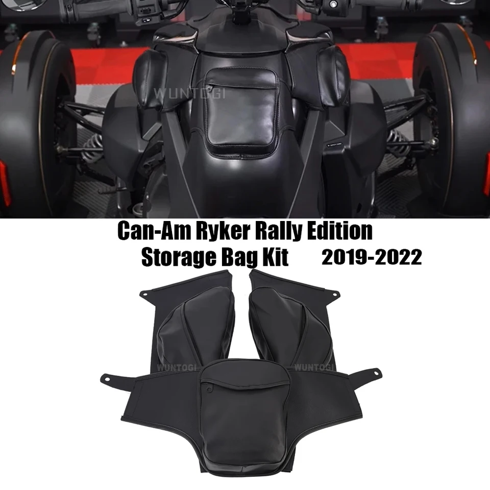 Pre edíciu Can-Am Ryker Rally 2019-2022 Palivová palivová nádrž na ukladanie vrecka Sada vodotesných s zipsom Rally Sport 2022