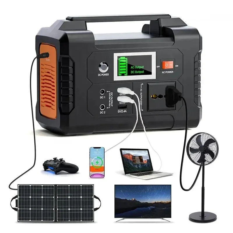 Pre energetický solárny generátor pre kemping v jednom, so zálohou solárneho generátora Európskej únie batéria Generátor 200W