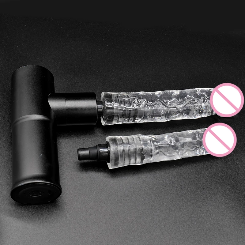 Pre Fasciu Gun Massage Modification Modifikácia hlavy, dildo, vibrácie G-spot, stimulácia klitorisu, análny zástrčka, vibrátor