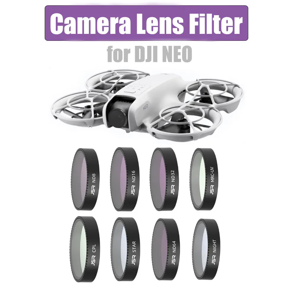 Pre filtre šošoviek DJI NEO Camera CPLE/UV/ND8 ND16 ND64 NDPL Polarizačný filter pre filtre DJI NEO Set DRONE ACTISENTS