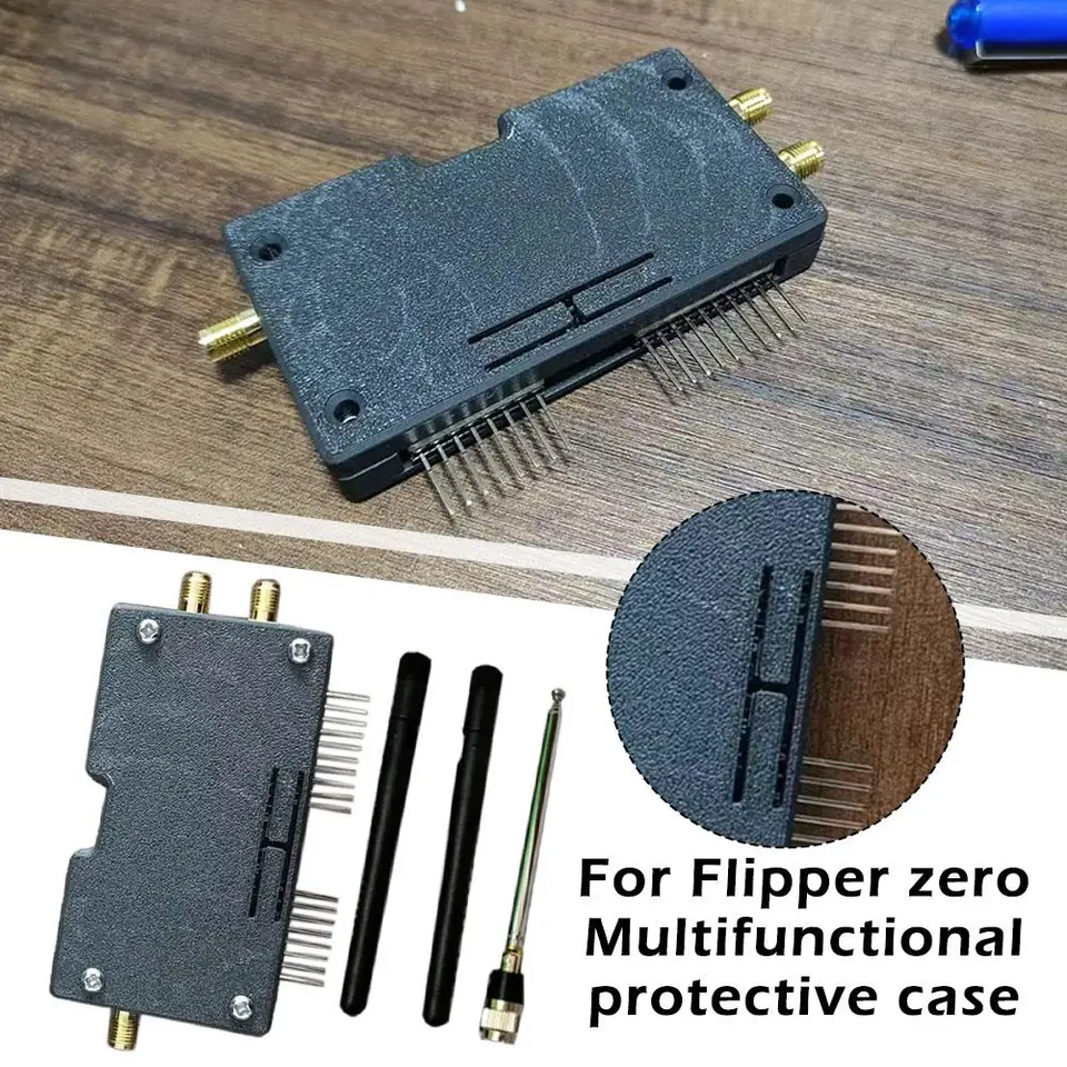 Pre Flipper Zero Multifunktional Development Board Protective Case Anti-DROP Ochranné puzdro Ochranné puzdro odolné voči prachu nepodporným prachom v5x9