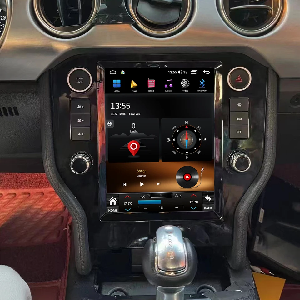 Pre Ford Mustang 2015-2021 CarPlay Car Multimedia Video Player GPS navigačné rádio obrazovky Android Radio Radio prijímač Android