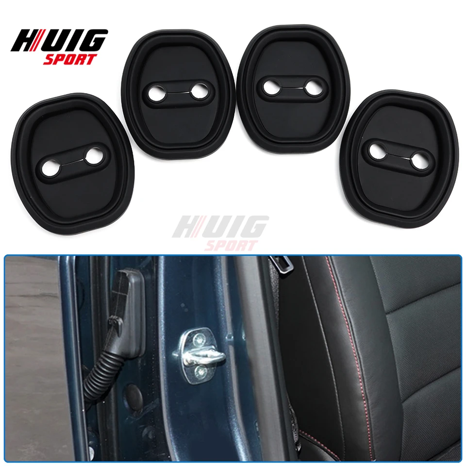 Pre Ford Mustang-Mach-E 2021 2022 CAR Interiérový zámok Dvere Anti-Collision Protect Ochrata gumového zámku dverí Zamknu