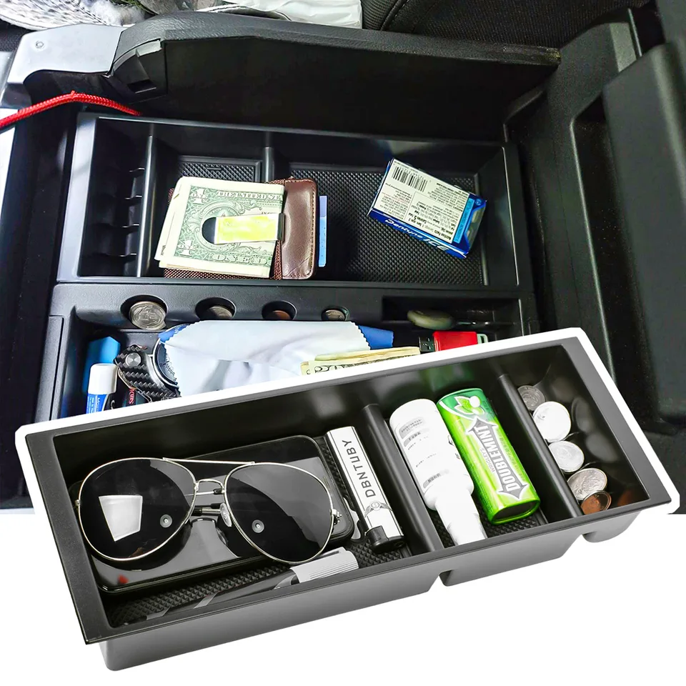 Pre Ford Raptor F-150 F150 2015-2020 Centrum automobilov Organizátor Storage Box Organizátor podkladové príslušenstvo 2019 2018 2017 2017 2016