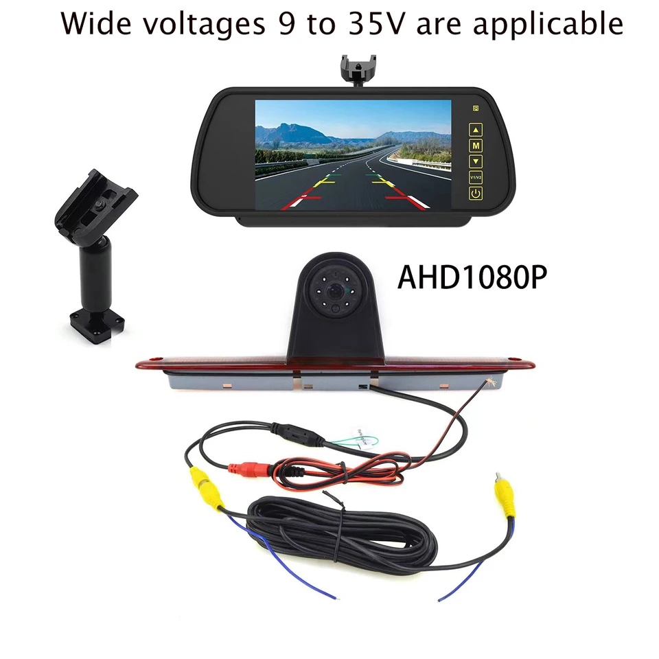 Pre fotoaparát Brake Light Camera HD Night Vision Backup Camera pre Mercedes-Benz Sprinter W906 Crafter 2007-2019AHD1080P
