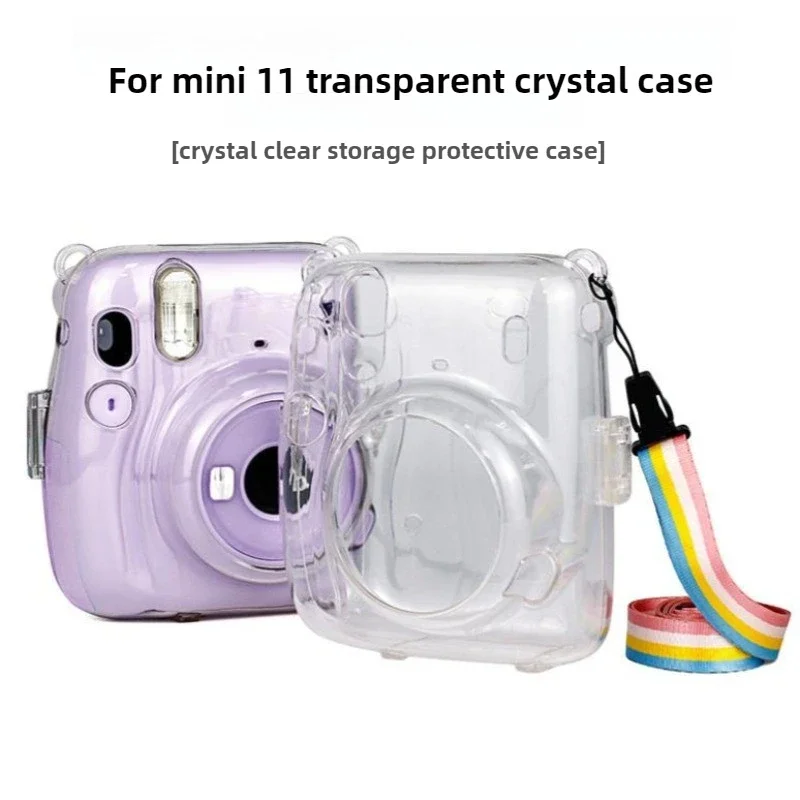 Pre Fujifilm Instax Mini 11 Camera Puzdro Transparent Ochranné puzdro Camera Coamare Coare Cover Case Case Case