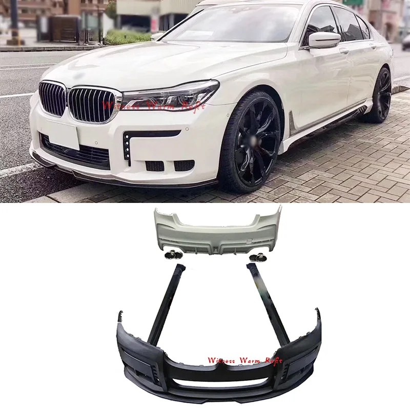 Pre G11 G12 740I 750I 730I 760I FRP FRP Predný nárazník Zadný nárazník bočné sukne pre BMW 7 Series Car Body Kit 2016-Up