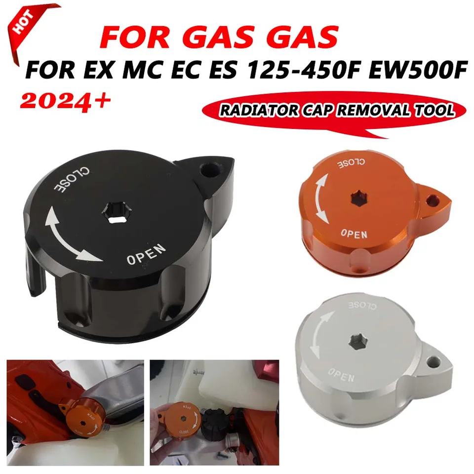 Pre Gasgas ex MC ES 125 250 300 350 450 500 250F 300F 350F EW500F 2024 ES350 Motocyklové príslušenstvo Radiator Cap Cap Demand Road