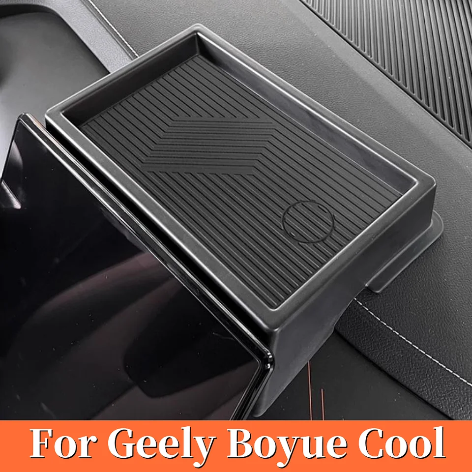 Pre Geely Atlas/Boyue Cool 2023 2024 Storage Box za tkanivovým skrinkou na tkanivové skrinky Nedštrukčné vkladanie úložného boxu príslušenstvo