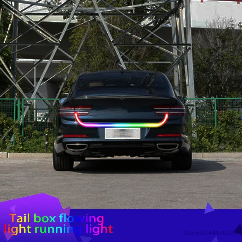 Pre Genesis G80 G70 Gv80 G90 Taillight zadný nárazník zadný svetlo zadné svetlo LED DECORÁCIA LED pásma 1,2 m 12V