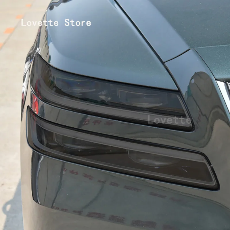 Pre Genesis Gv80 2021-2023-Legacy Impreza CAR Svetlomet Ochranná predná lampa Smokovaná čierna nálepka TPU