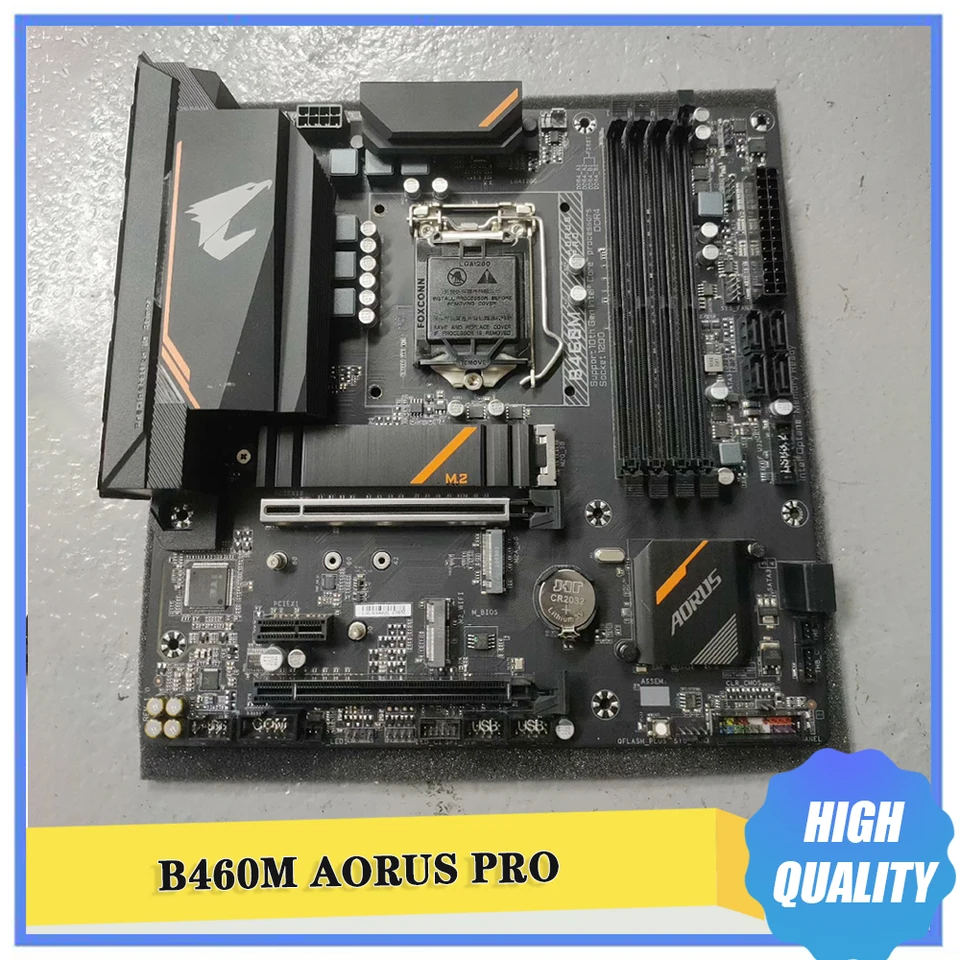 Pre gigabajty B460 LGA1200 GA B460M AORUS PRO 4 × DDR4 128 GB PCI-E 3,0 MICRO ATX Desktop ROCBOARD