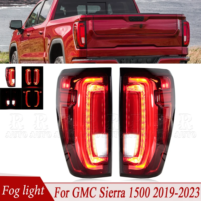 Pre GMC Sierra 1500 2019-2023 Zostava zadnej brzdovej brzdovej hmlovej žiarovky pre zadnú brzdovú žiarovku 84831183 84831182 GM2800310