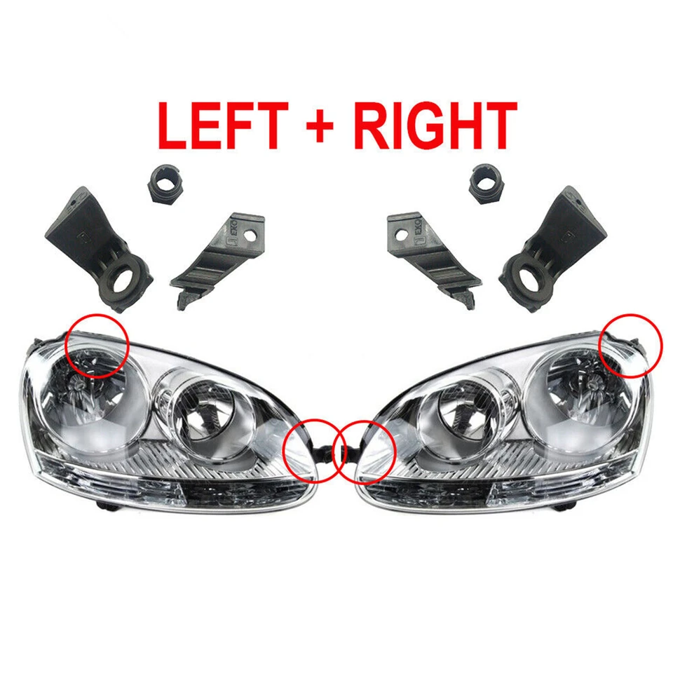 Pre golf MK5 MK3 svetlometový držiak na kartu SPEAP
