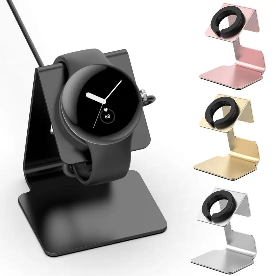 Pre Google 2. generácia hodiniek kovový stojan vhodný pre Google Pixel Watch 2 nabíjacia kovová základňa F6B6