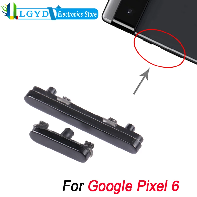 Pre Google Pixel 6 Power Tlačidlo + Výmena tlačidla tlačidla hlasitosti