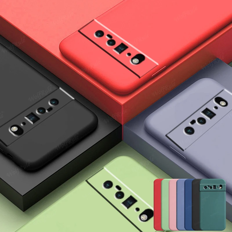 Pre google Pixel 6 Pro Case Cover Pixel 7 6 Pro 6a Capas Shock odolný zadný kvapalina Silikónový nárazník TPU Soft Case Pixel 6 Pro Fundas