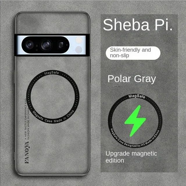 Pre Google Pixel 9 Pro 8 7 6 Case Soft Pu Skin s magnetickým ochranným zadným krytom puzdro pre google pixel 8a 7a 6a telefón s telefónom
