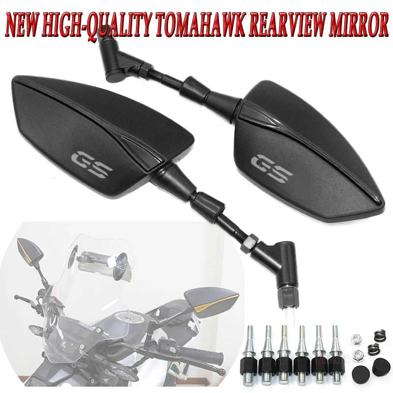 Pre GS R1200 R1250GS F650 F750 F850 Motocykel, nastaviteľné zrkadlo bočného pohľadu, spätné zrkadlo príslušenstvo, univerzálne 8 mm 10 mm
