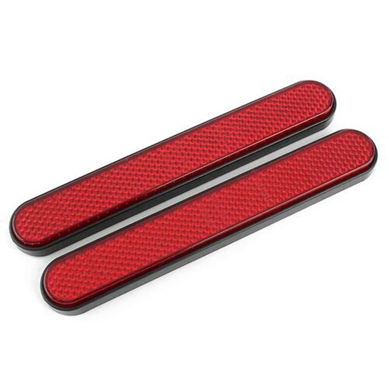 Pre Harley Dyna Softail Sportster Fatboy Motorcycle Front Fork Reflector Sticker Lower Nohy Slider Saddlebag Reflexe Cover