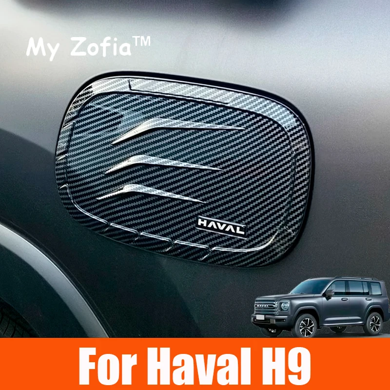 Pre HAVAL H9 2. 2024 2025 Kryt palivovej nádrže na automobilový olej vonkajší čierny ABS TRIP SHELL STREES STiera na ochranu DECORÁCIE DODÁVKY