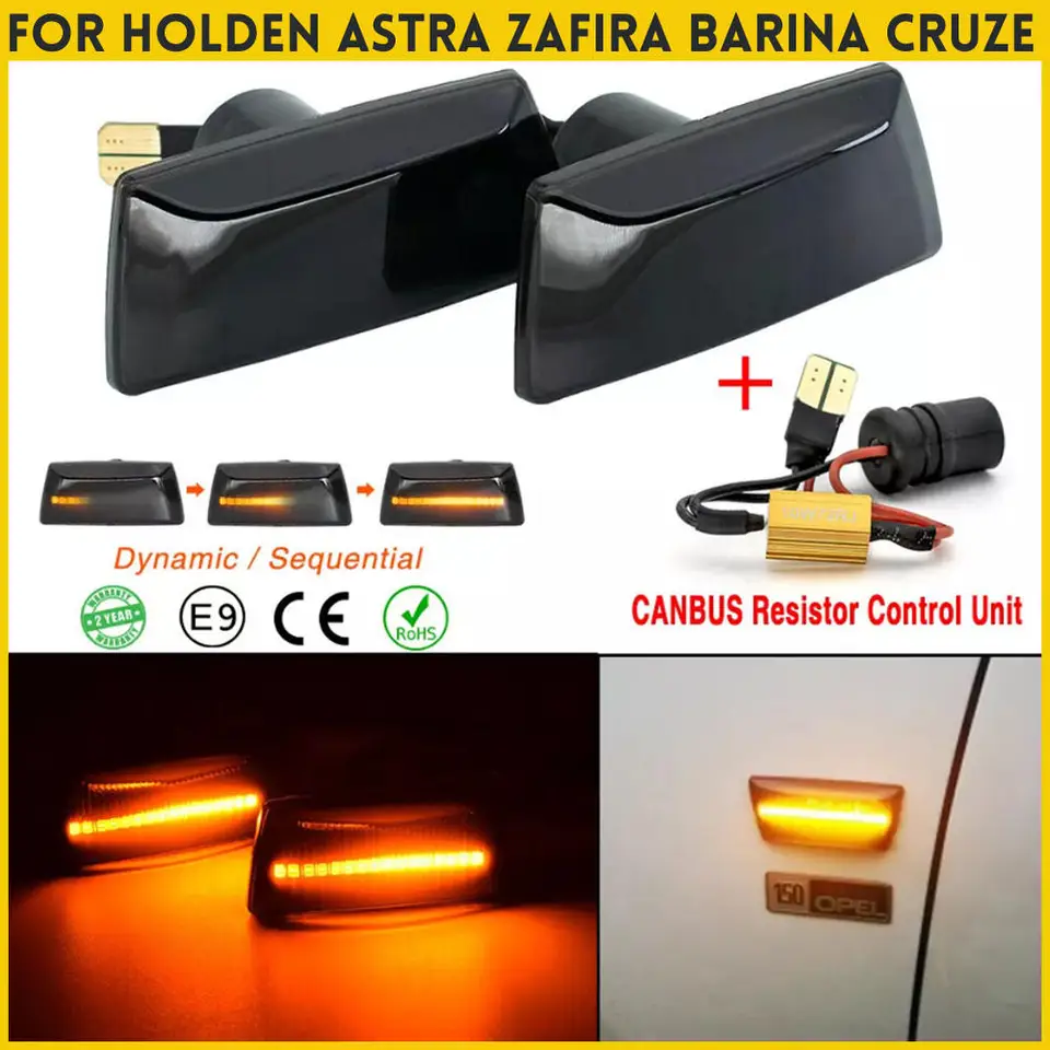 Pre Holden Astra Zafira Barina Cruze Dynamic Flowing Side Fender Marker LED Side Indikátor Lampy Lamps Opeater