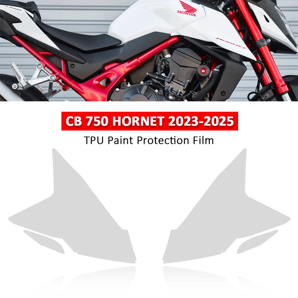 Pre Honda CB 750 Hornet TPU Ochrana Film Film Film Tank Anti-Scratch Transparentný ochranný film PPF CB750 Hornet 2023-