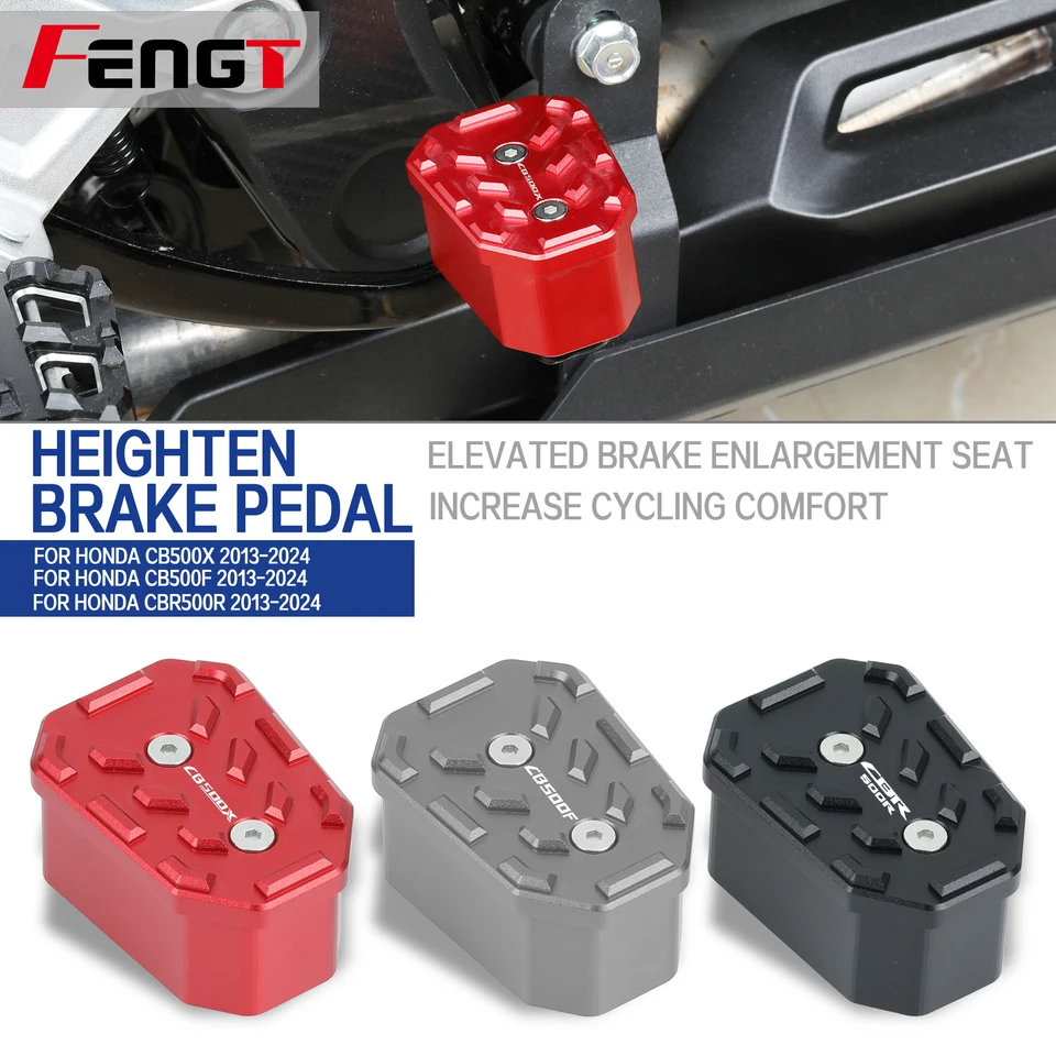 Pre Honda CB500X CB500F CBR500R Výška motocykla Výška prednej nohy brzdenie páky Footrest Pedál zväčšenie predlžovacej podložky CB 500X CBR 500R