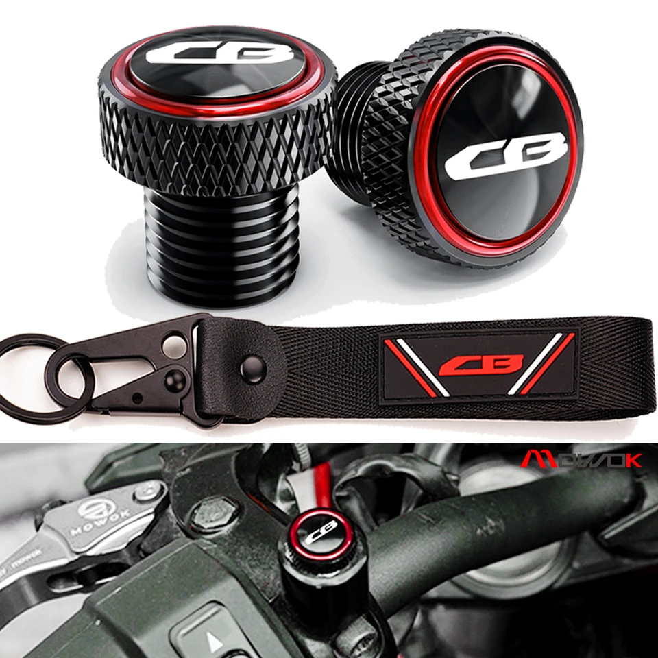 Pre Honda CB650R CB650F CB500F CB500X CB1000R CB400 CB600F CB 650R Motorcycle Key Chain Retiaz zadné zrkadlo Kryt skrutky skrutky skrutky skrutky skrutky skrutky